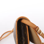 Bolso cruzado Louis Vuitton Pochette Twin GM de lona Monogram en marrón M51852