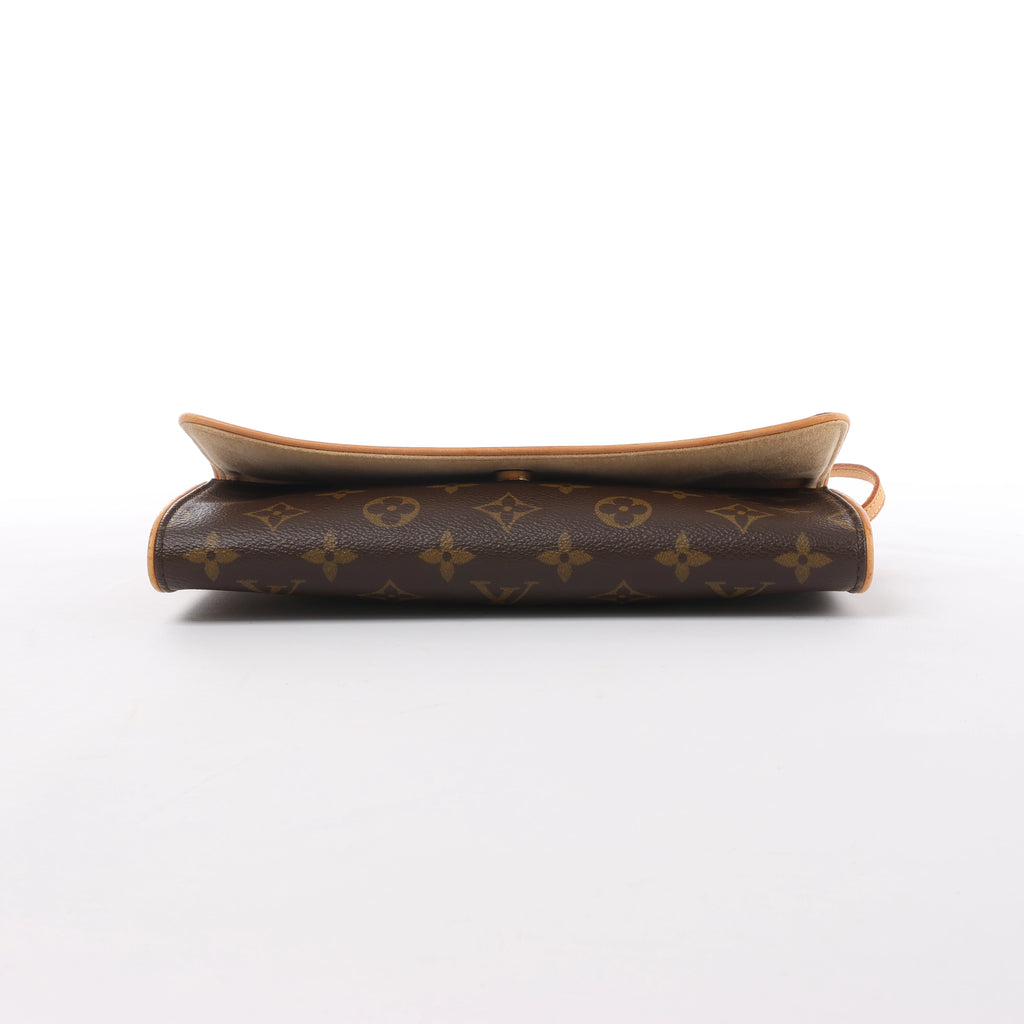 Bolso cruzado Louis Vuitton Pochette Twin GM de lona Monogram en marrón M51852