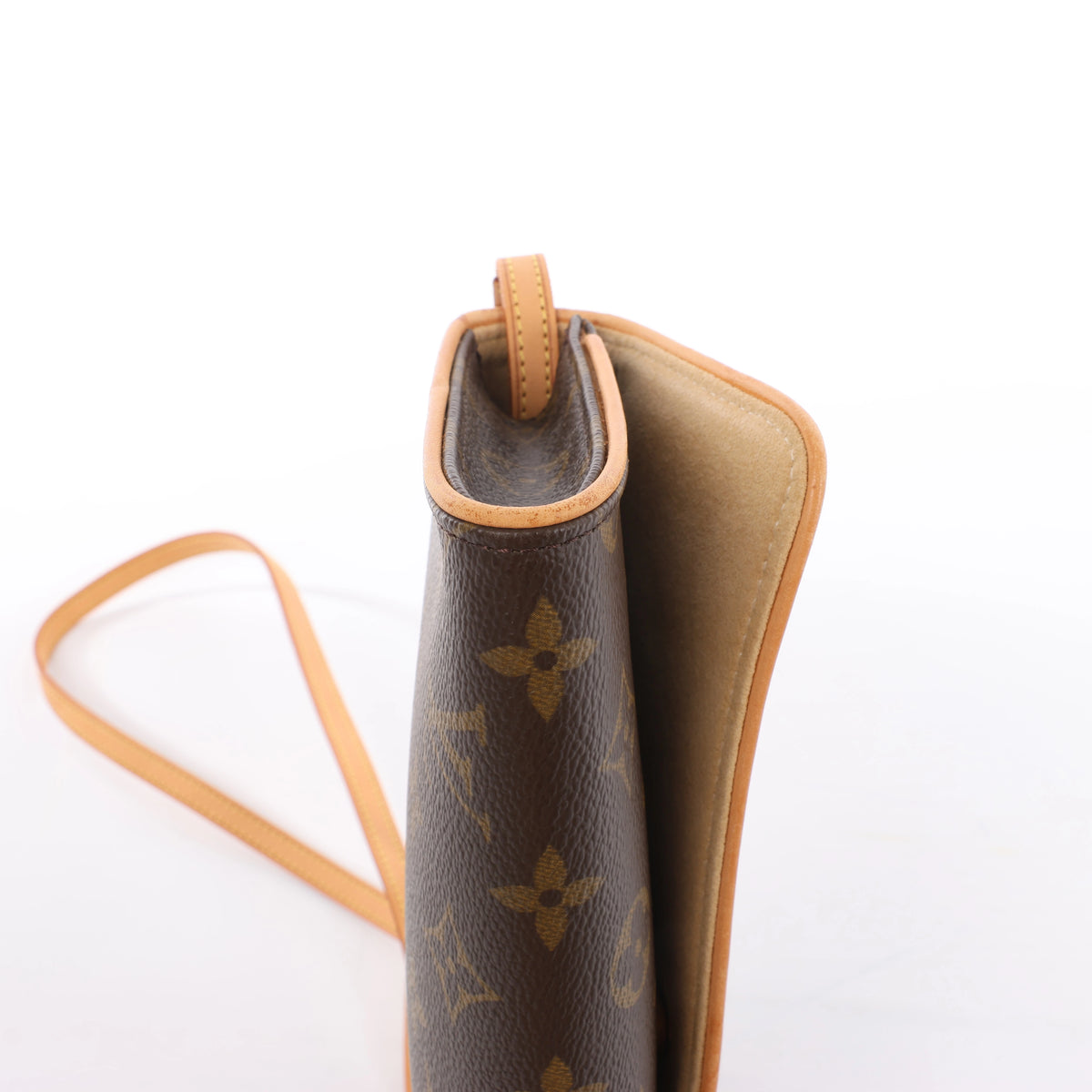 Bolso cruzado Louis Vuitton Pochette Twin GM de lona Monogram en marrón M51852