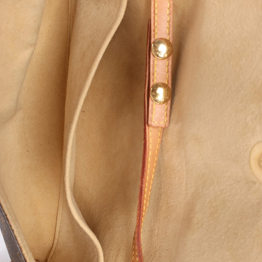 Louis Vuitton Pochette Twin GM Monogram Canvas Crossbody Bag in Brown M51852