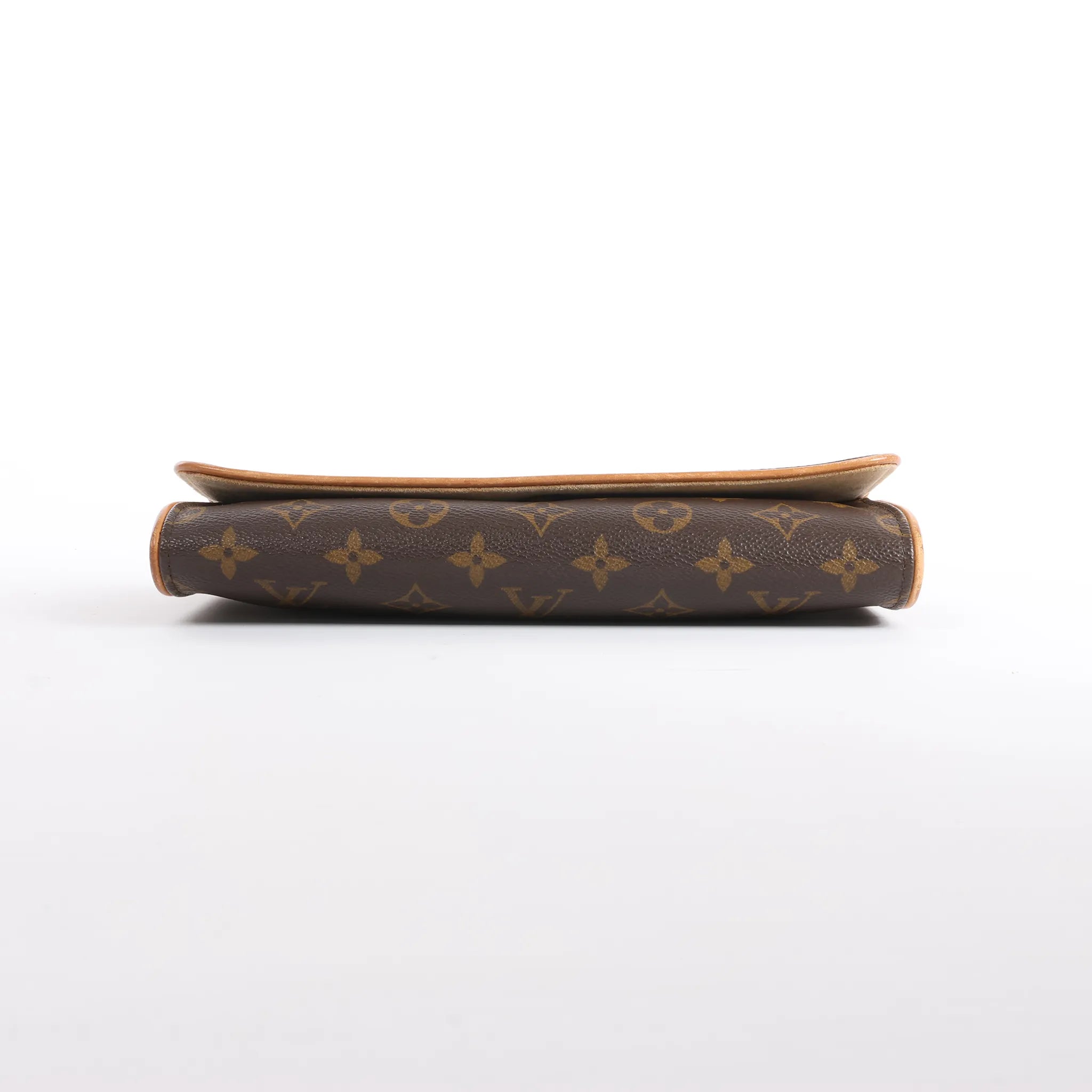 Louis Vuitton Pochette Twin GM Monogram Canvas Crossbody Bag in Brown M51852