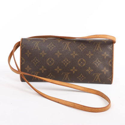 Louis Vuitton Monogram Canvas Pochette Twin GM Shoulder Bag M51852