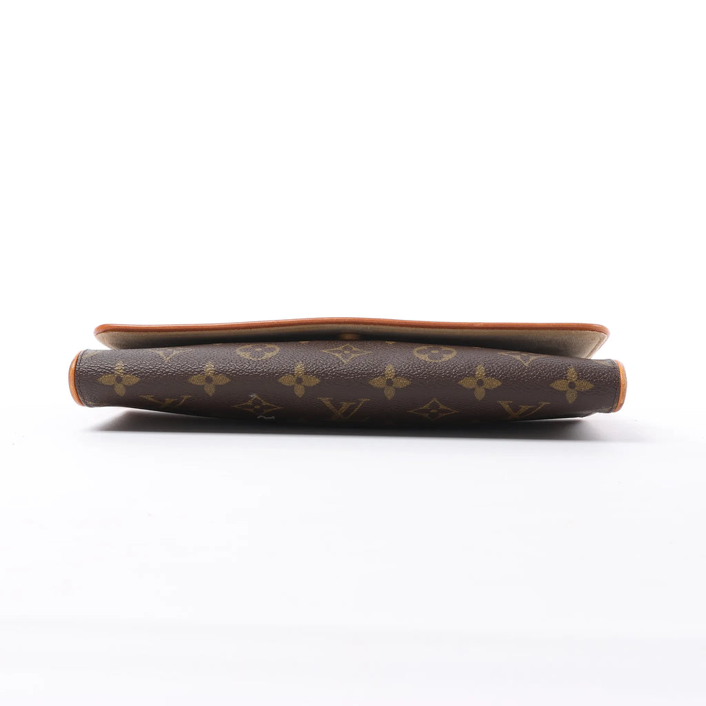 Louis Vuitton Pochette Twin GM Monogram Canvas Crossbody Bag in Brown M51852