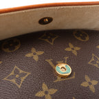 Louis Vuitton Pochette Twin GM Monogram Canvas Crossbody Bag in Brown M51852