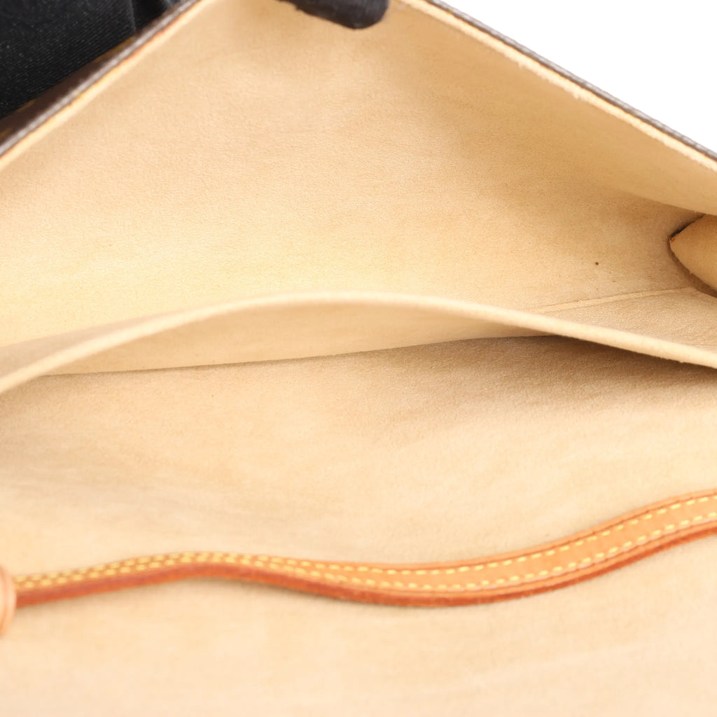 Louis Vuitton Pochette Twin GM Monogram Canvas Shoulder Bag in Brown M51852