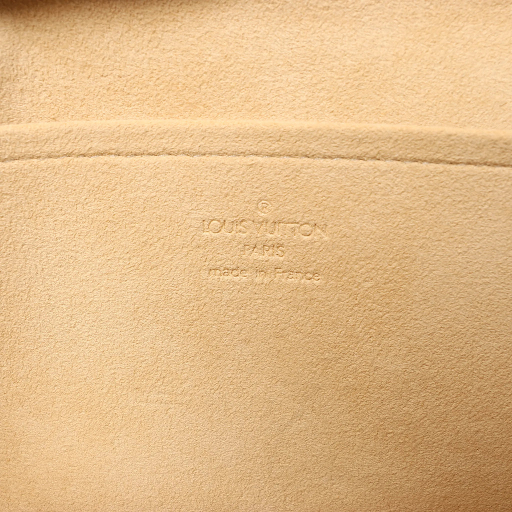 Louis Vuitton Pochette Twin GM Monogram Canvas Crossbody Bag in Brown M51852