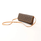 Louis Vuitton Pochette Twin GM Monogram Canvas Crossbody Bag in Brown M51852
