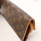 Louis Vuitton Pochette Twin GM Monogram Canvas Crossbody Bag in Brown M51852