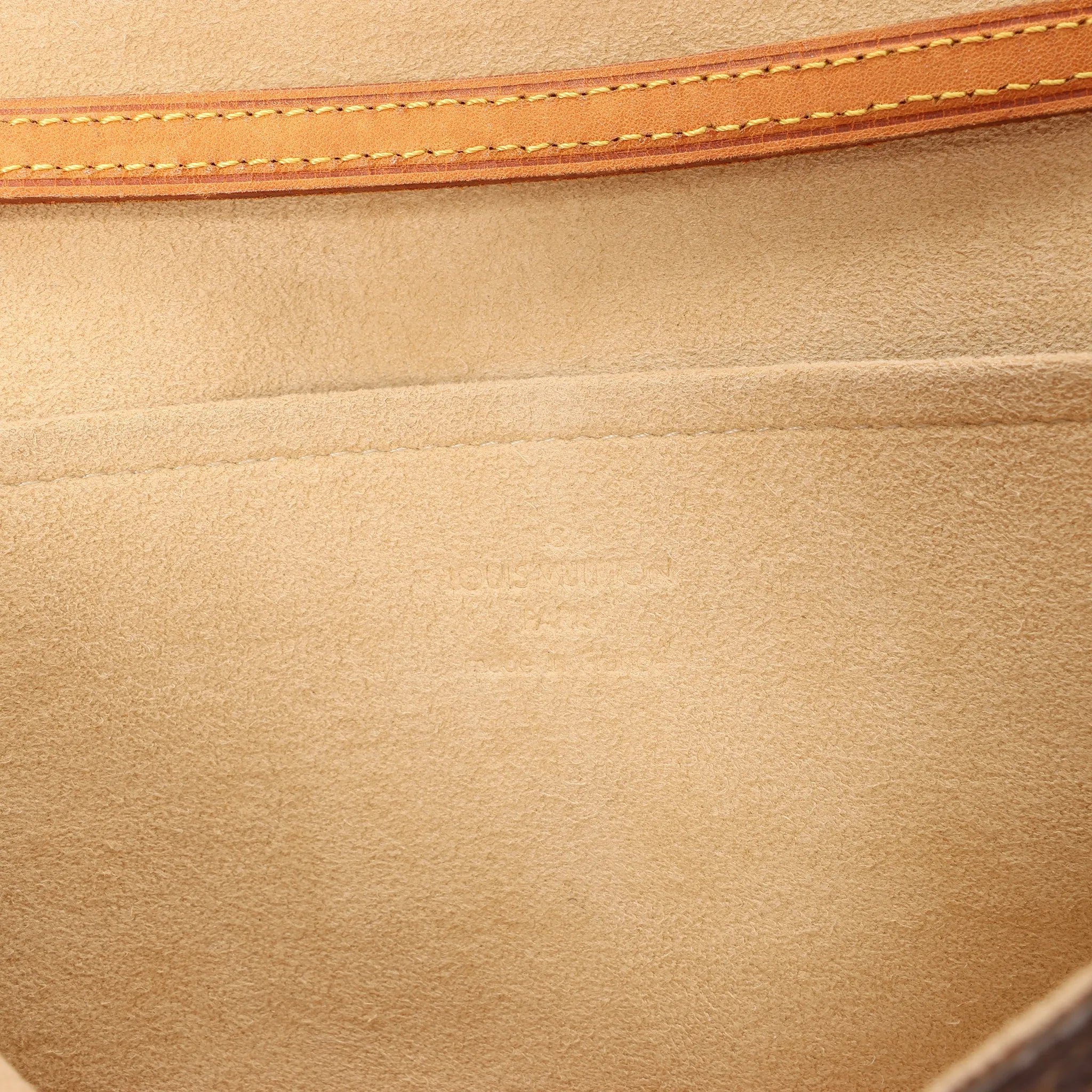 Louis Vuitton Pochette Twin GM Monogram Canvas Crossbody Bag in Brown M51852