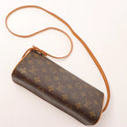Louis Vuitton Pochette Twin GM Monogram Canvas Crossbody Bag in Brown M51852