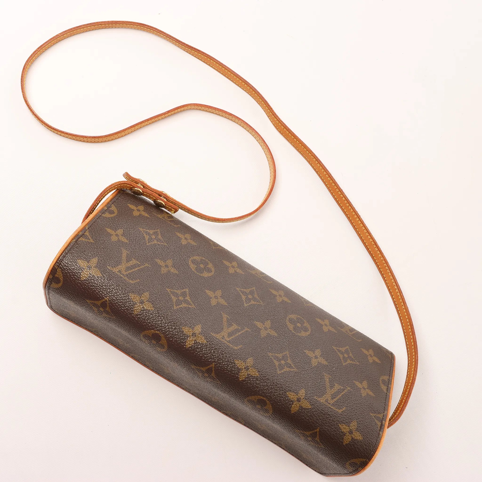 Louis Vuitton Pochette Twin GM Monogram Canvas Crossbody Bag in Brown M51852