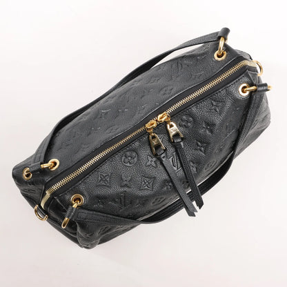 Louis Vuitton Pontheiu Monogram Empreinte Schultertasche in Schwarz M43719