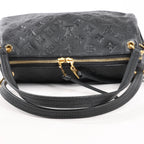 Louis Vuitton Pontheiu Monogram Empreinte Shoulder Bag in Black M43719