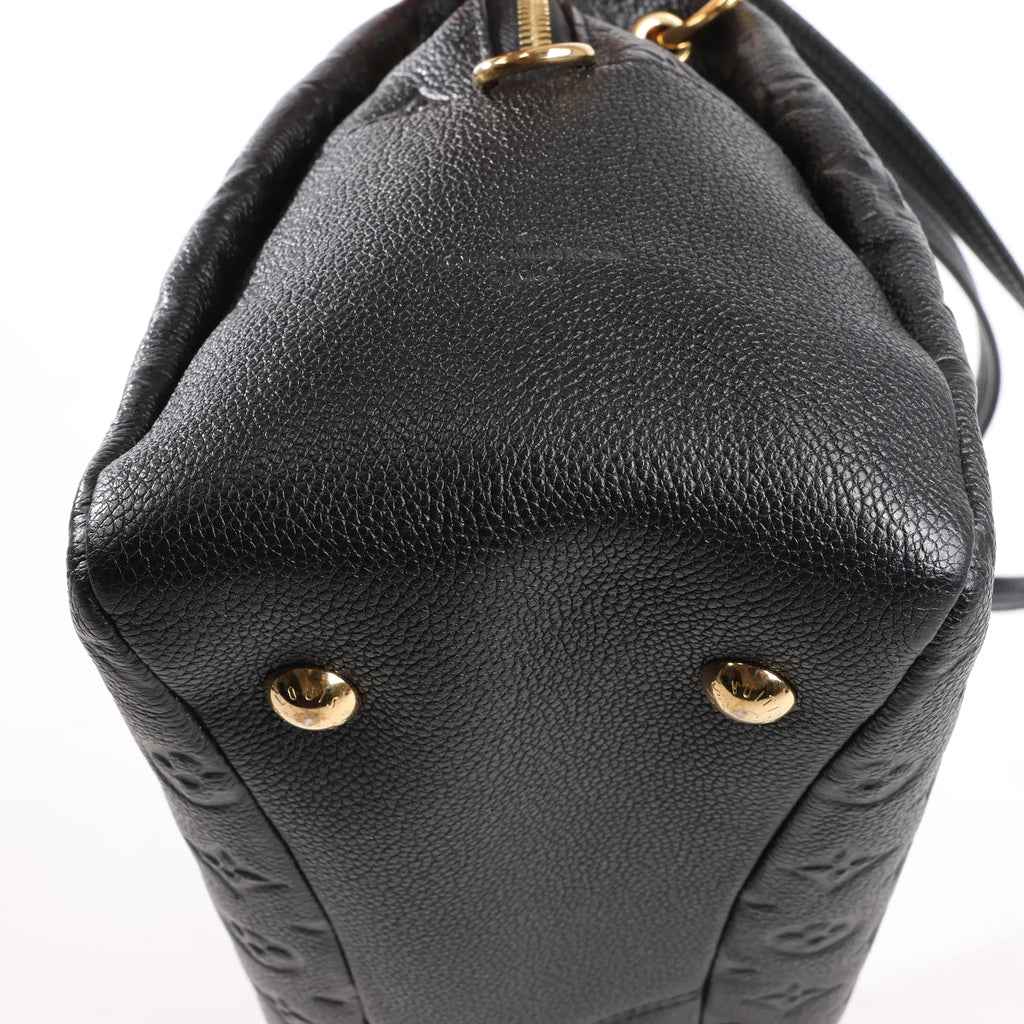 Louis Vuitton Pontheiu Monogram Empreinte Shoulder Bag in Black M43719