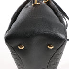 Louis Vuitton Pontheiu Monogram Empreinte Shoulder Bag in Black M43719