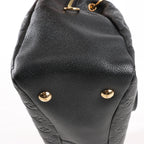 Louis Vuitton Pontheiu Monogram Empreinte Shoulder Bag in Black M43719