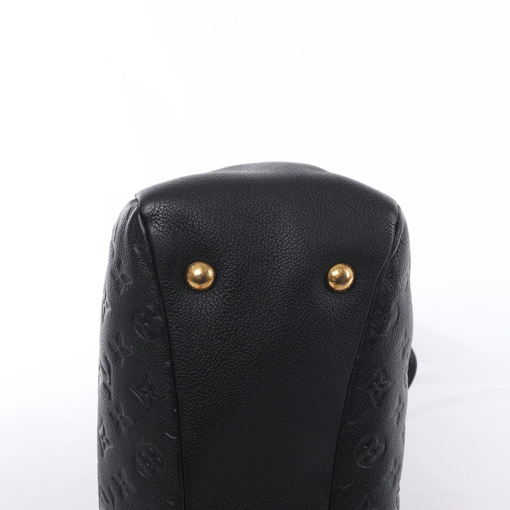 Bolso de hombro Louis Vuitton Pontheiu Monogram Empreinte en negro M43719