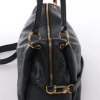 Bolso de hombro Louis Vuitton Pontheiu Monogram Empreinte en negro M43719