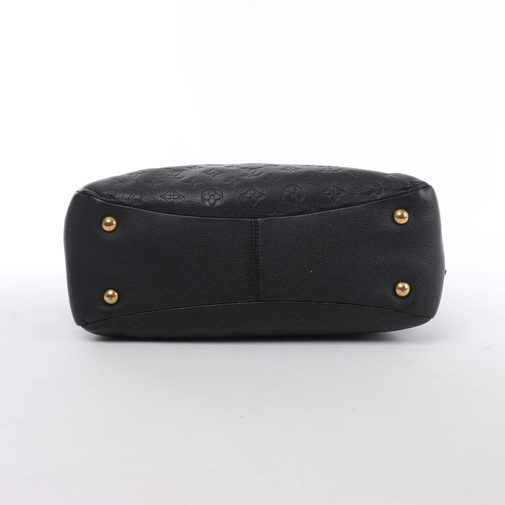 Bolso de hombro Louis Vuitton Pontheiu Monogram Empreinte en negro M43719
