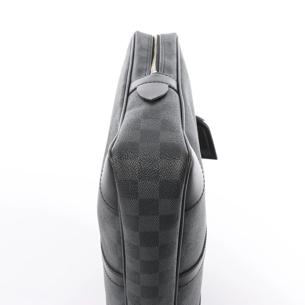 Louis Vuitton Porte Documents Voyages Damier Graphite Handbag in Dark Gray N41125