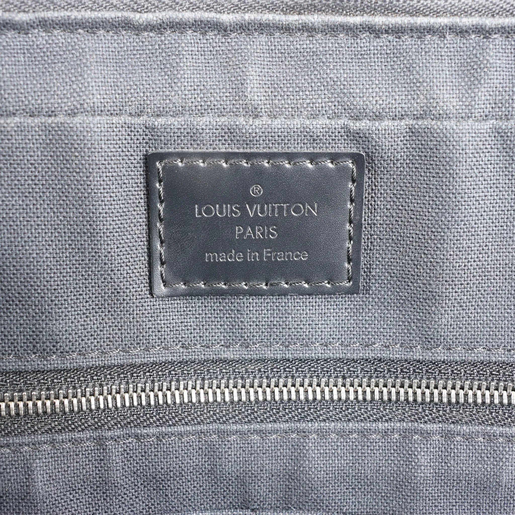 Louis Vuitton Porte Document Voyages Damier Graphite Handbag in Black N41125