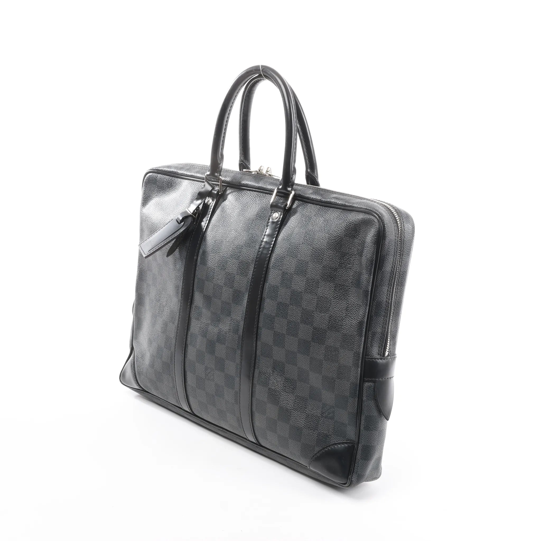 Louis Vuitton Porte Document Voyages Damier Graphite Handbag in Black N41125
