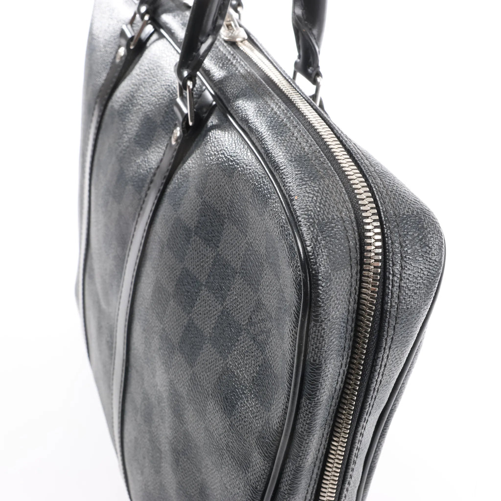 Louis Vuitton Porte Document Voyages Damier Graphite Handbag in Black N41125