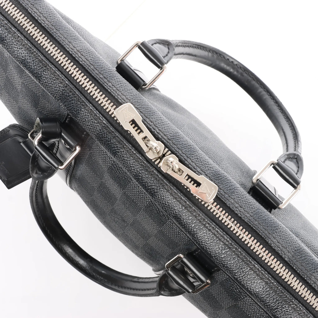 Louis Vuitton Porte Document Voyages Damier Graphite Handbag in Black N41125