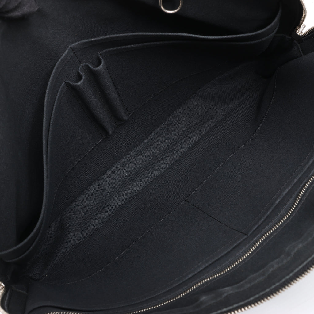 Bolso Louis Vuitton Porte Documents Voyages Damier Graphite en gris oscuro N41125