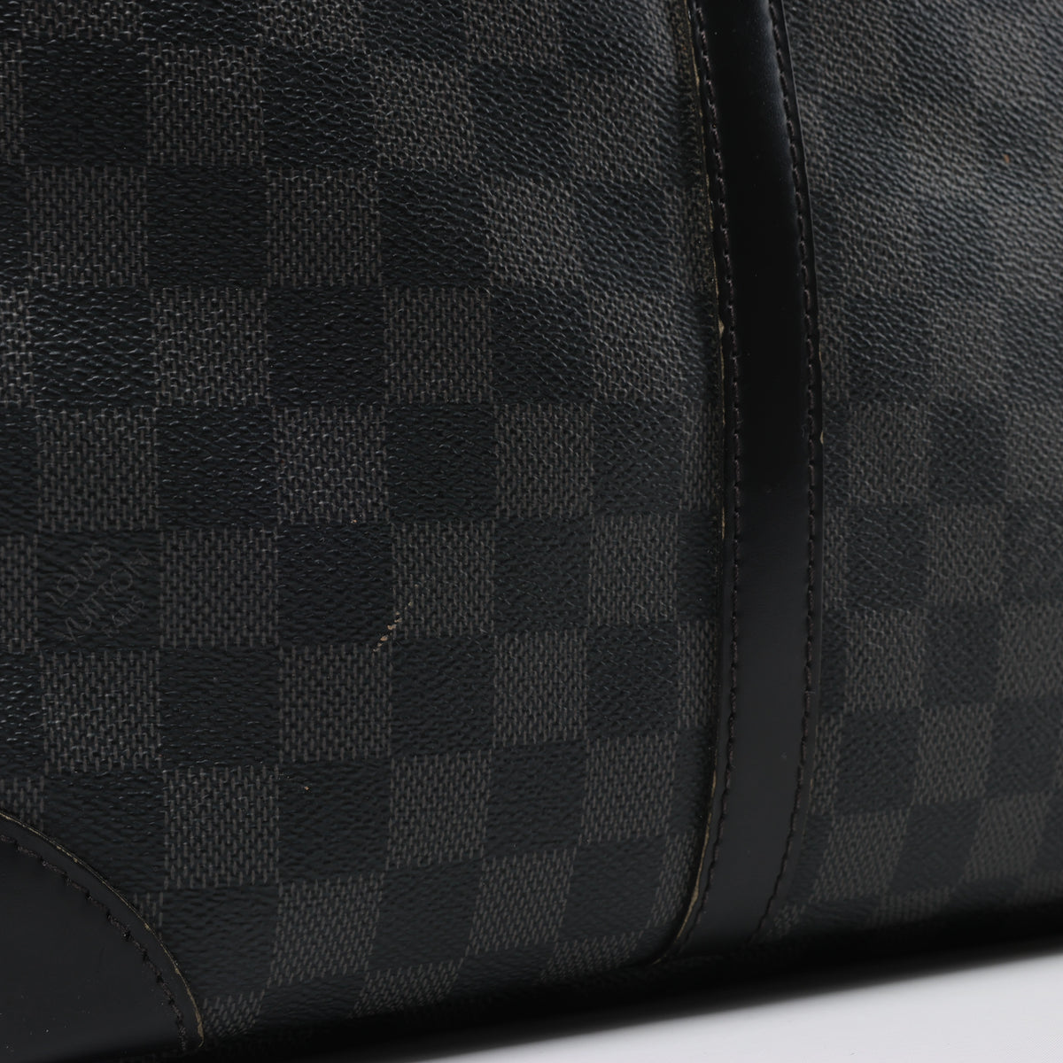 Bolso Louis Vuitton Porte Documents Voyages Damier Graphite en gris oscuro N41125