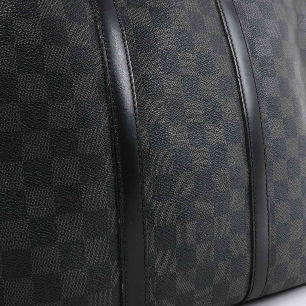 Bolso Louis Vuitton Porte Documents Voyages Damier Graphite en gris oscuro N41125
