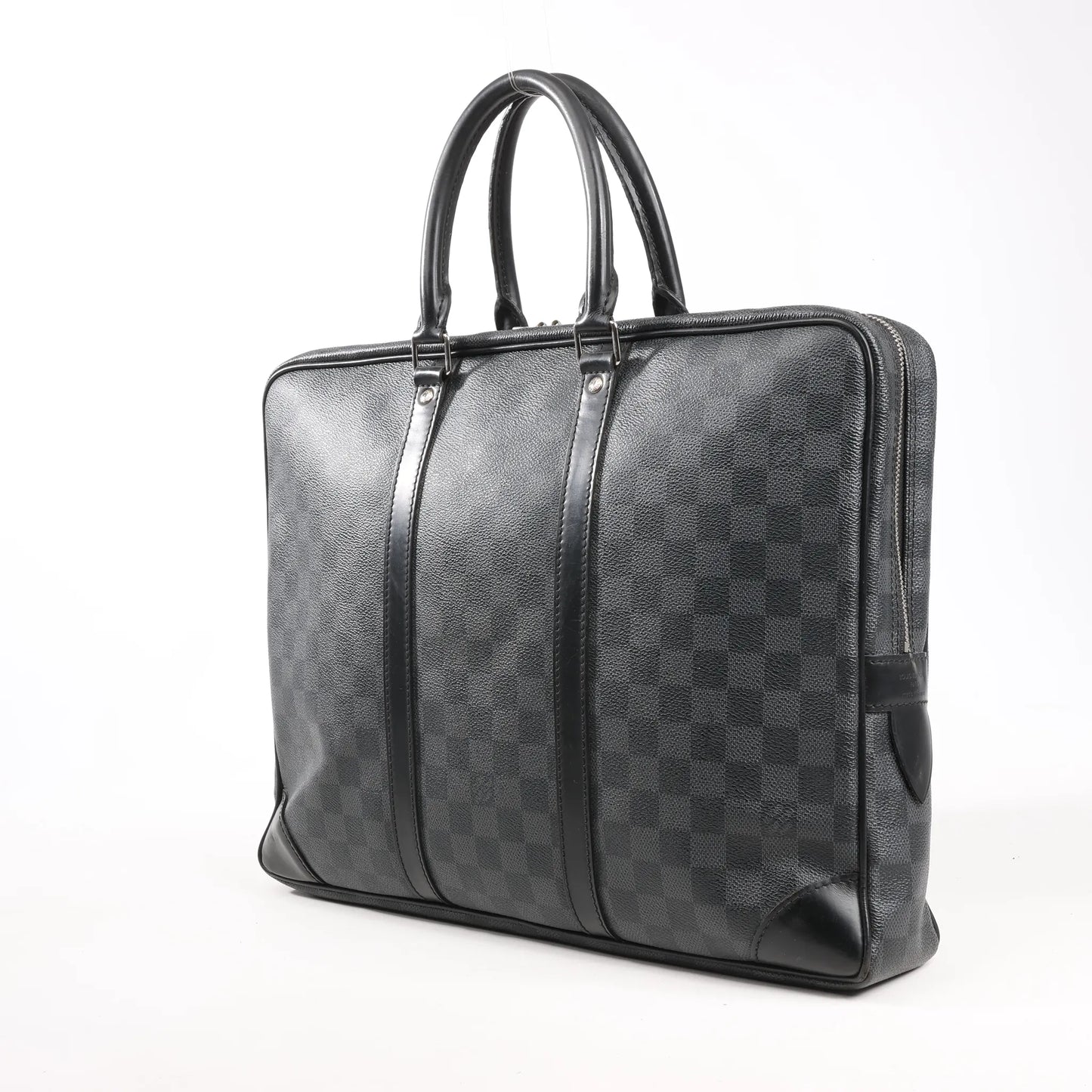 Louis Vuitton Porte Documents Voyages Damier Graphite Handbag in Dark Gray N41125