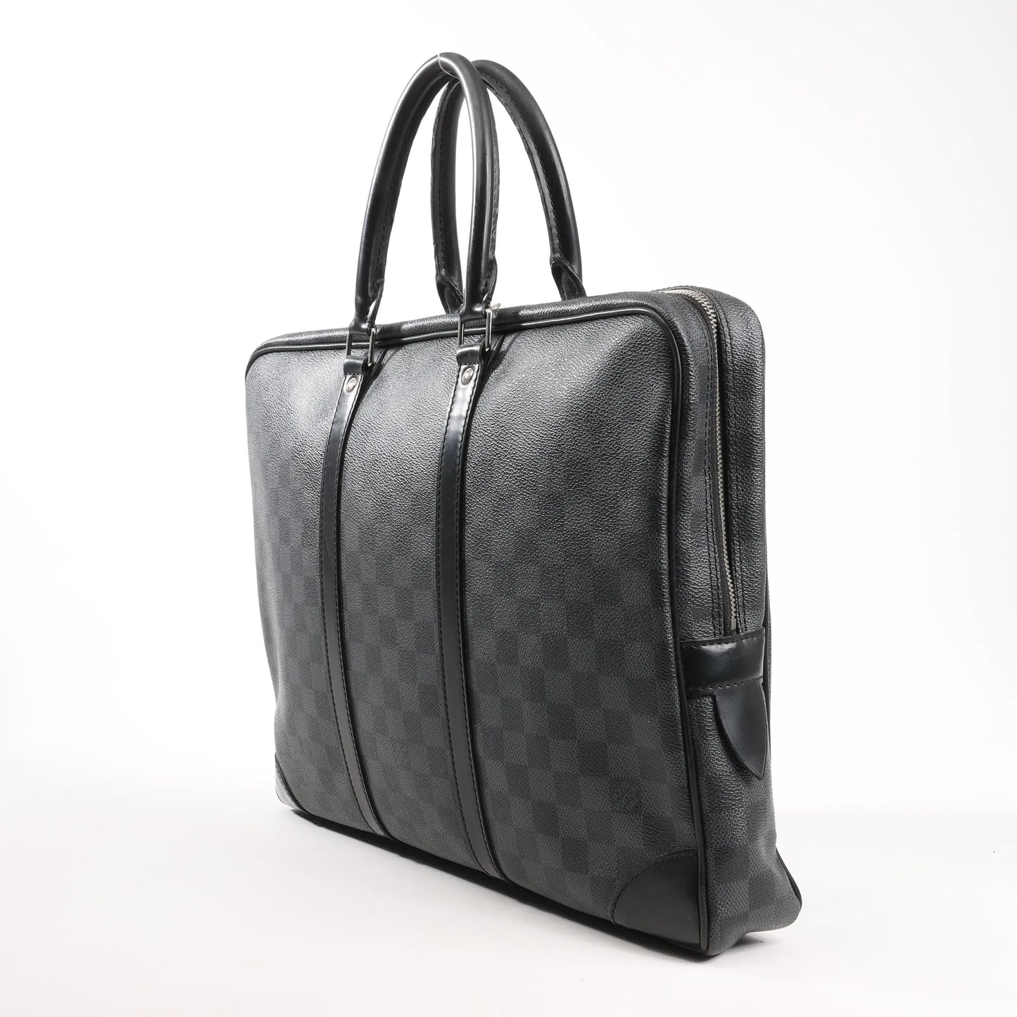 Louis Vuitton Porte Documents Voyages Damier Graphite Handbag in Dark Gray N41125