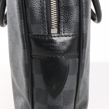 Louis Vuitton Porte Documents Voyages Damier Graphite Handbag in Dark Gray N41125