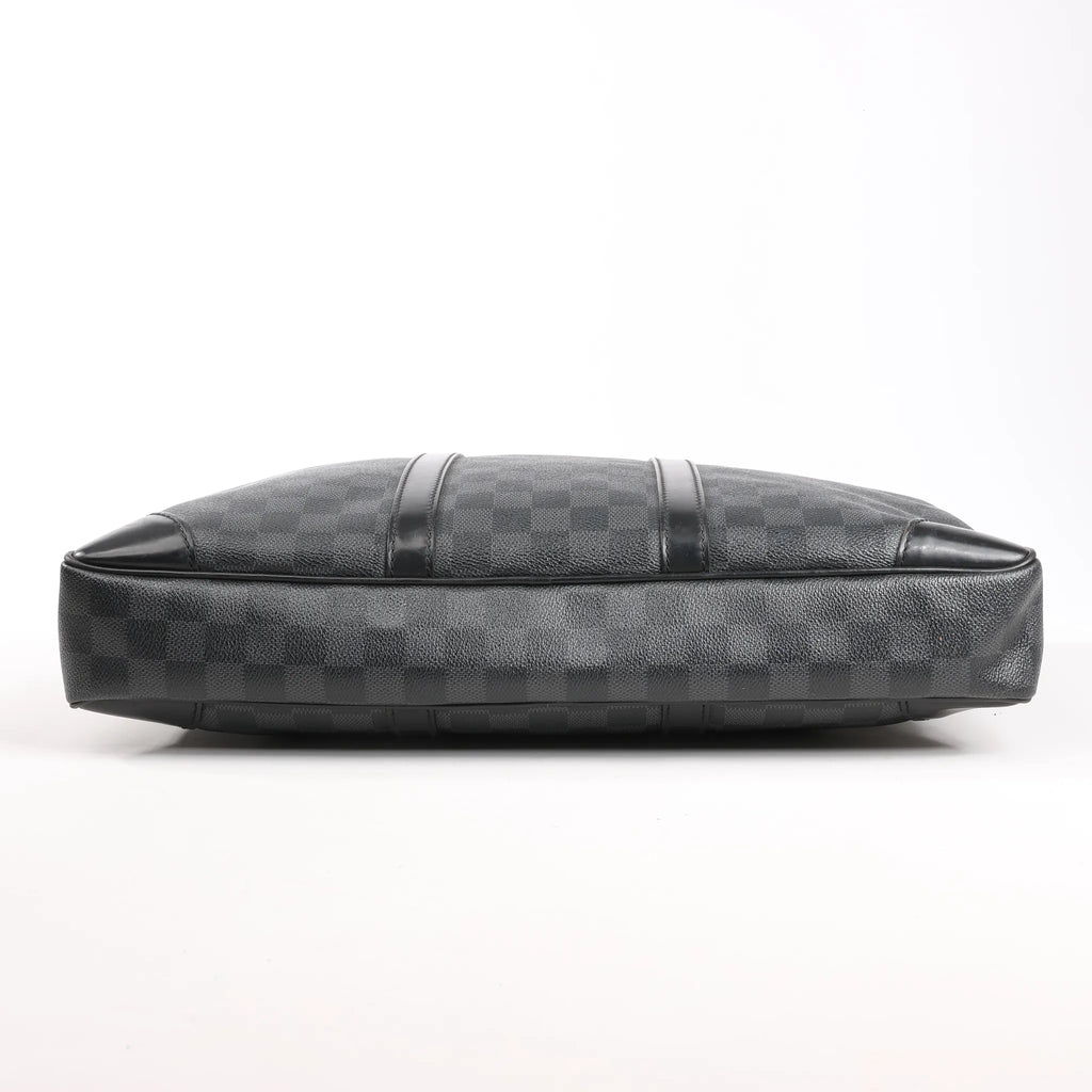 Louis Vuitton Porte Documents Voyages Damier Graphite Handbag in Dark Gray N41125