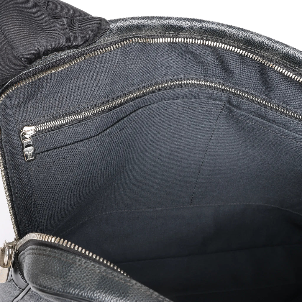 Louis Vuitton Porte Documents Voyages Damier Graphite Handbag in Dark Gray N41125