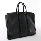 Louis Vuitton Porte Documents Voyages Damier Graphite Handbag in Dark Gray N41125