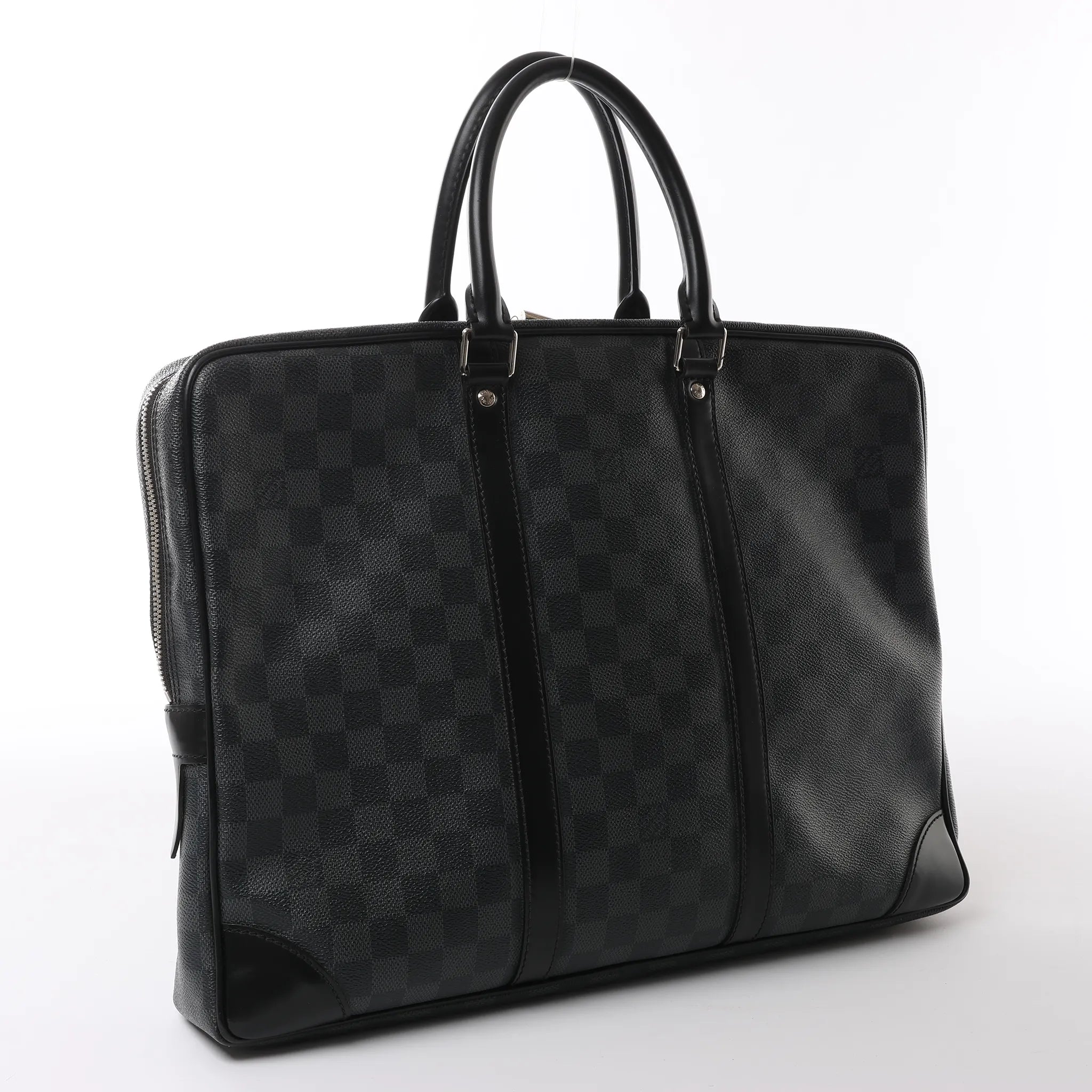 Louis Vuitton Porte Documents Voyages Damier Graphite Handbag in Dark Gray N41125