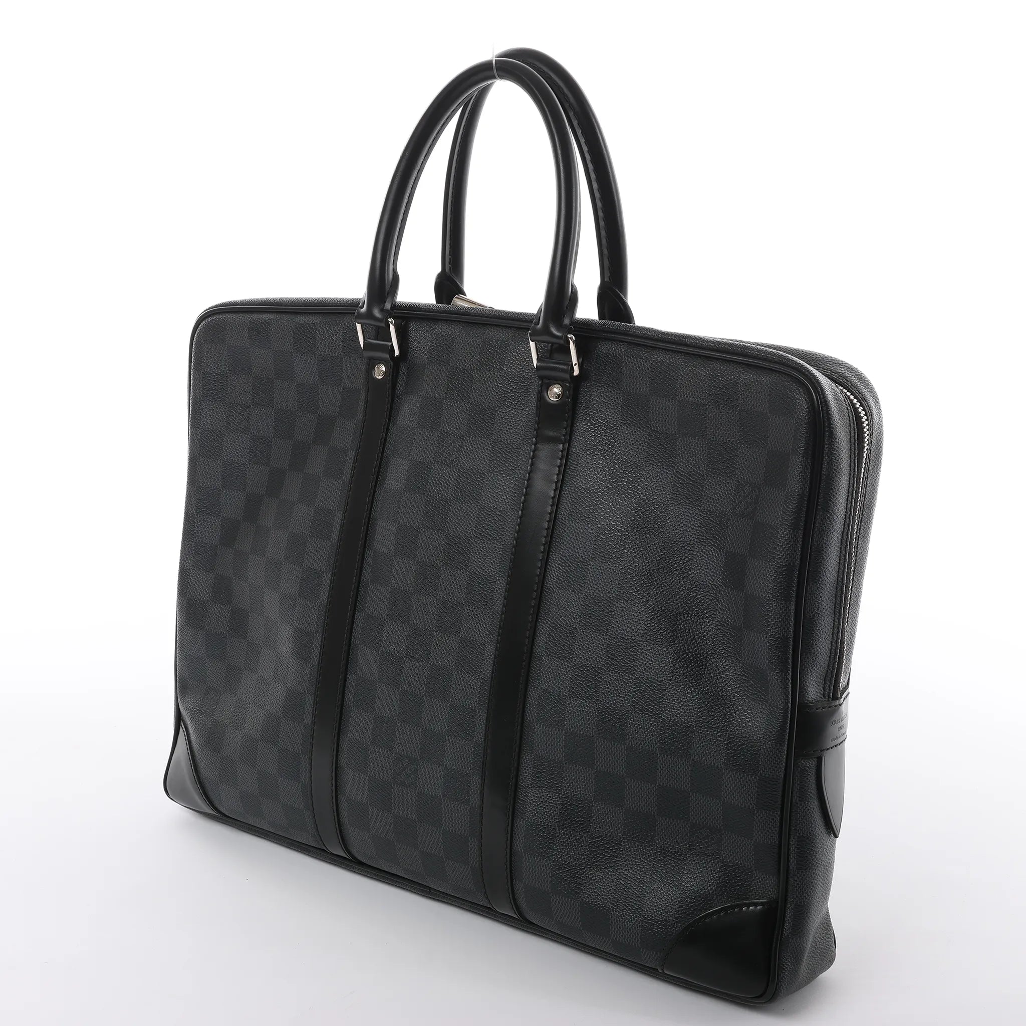 Louis Vuitton Porte Documents Voyages Damier Graphite Handbag in Dark Gray N41125