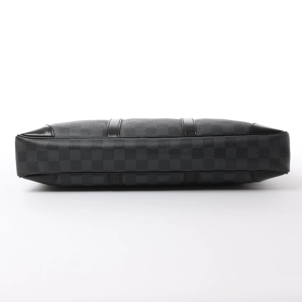 Louis Vuitton Porte Documents Voyages Damier Graphite Handbag in Dark Gray N41125