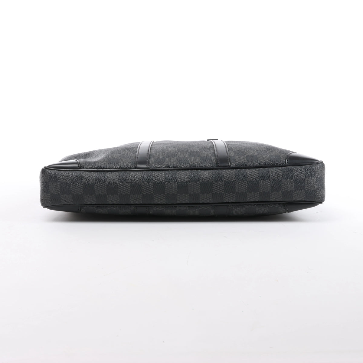 Bolso Louis Vuitton Porte Documents Voyages Damier Graphite en gris oscuro N41125
