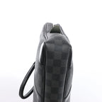Bolso Louis Vuitton Porte Documents Voyages Damier Graphite en gris oscuro N41125