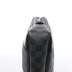 Bolso Louis Vuitton Porte Documents Voyages Damier Graphite en gris oscuro N41125