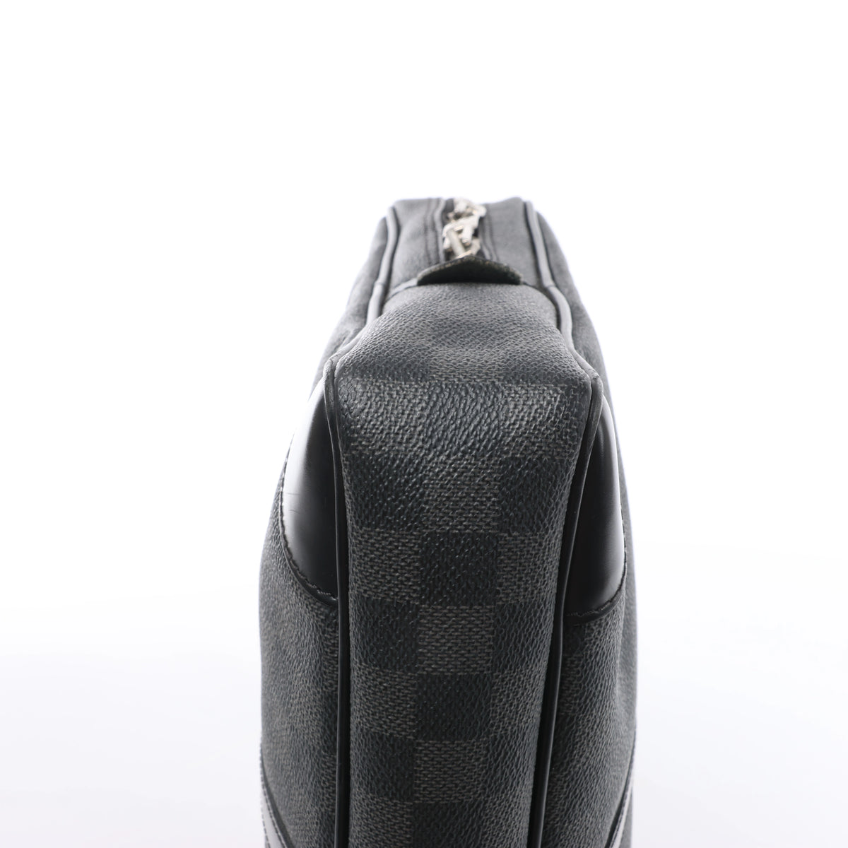 Bolso Louis Vuitton Porte Documents Voyages Damier Graphite en gris oscuro N41125