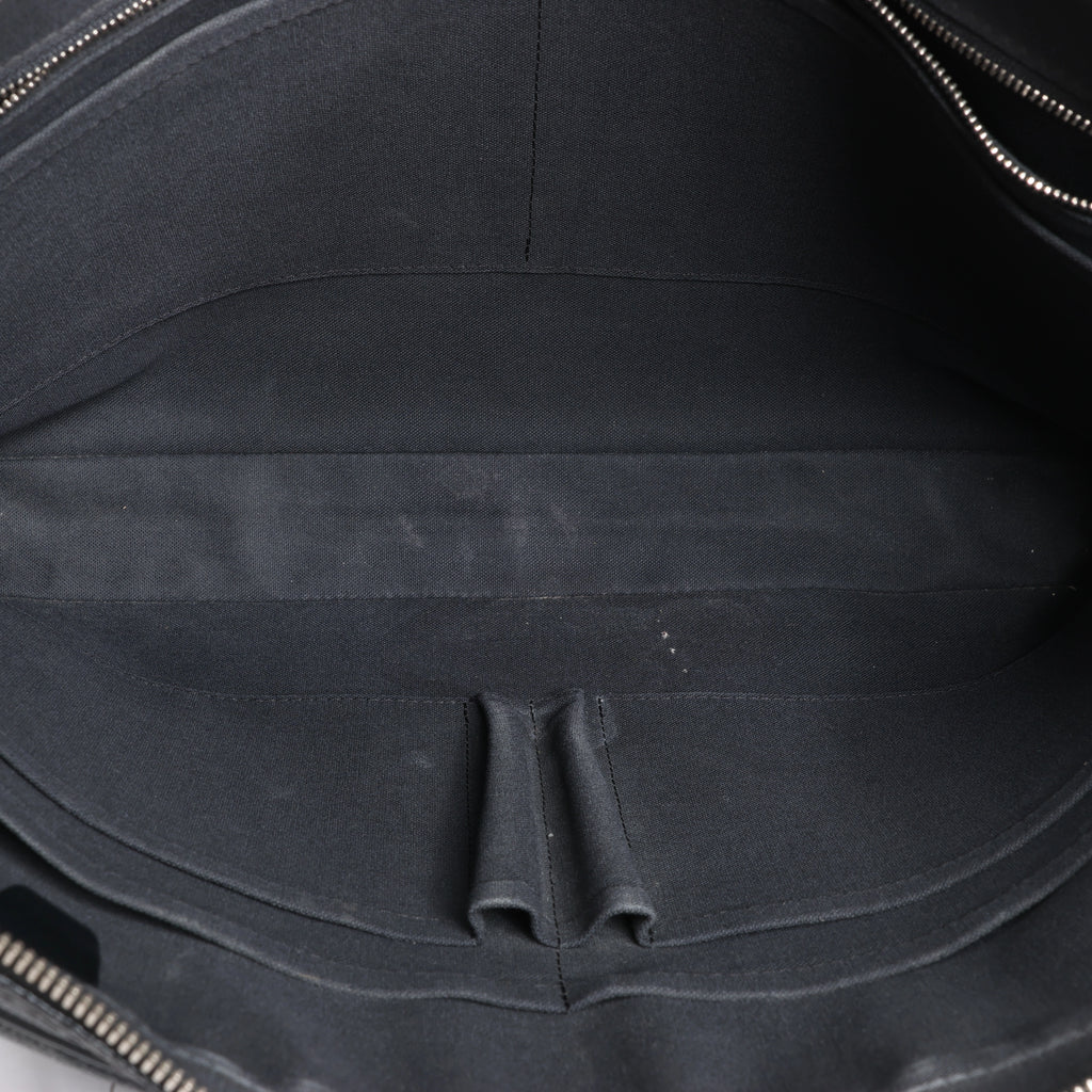 Bolso Louis Vuitton Porte Documents Voyages Damier Graphite en gris oscuro N41125