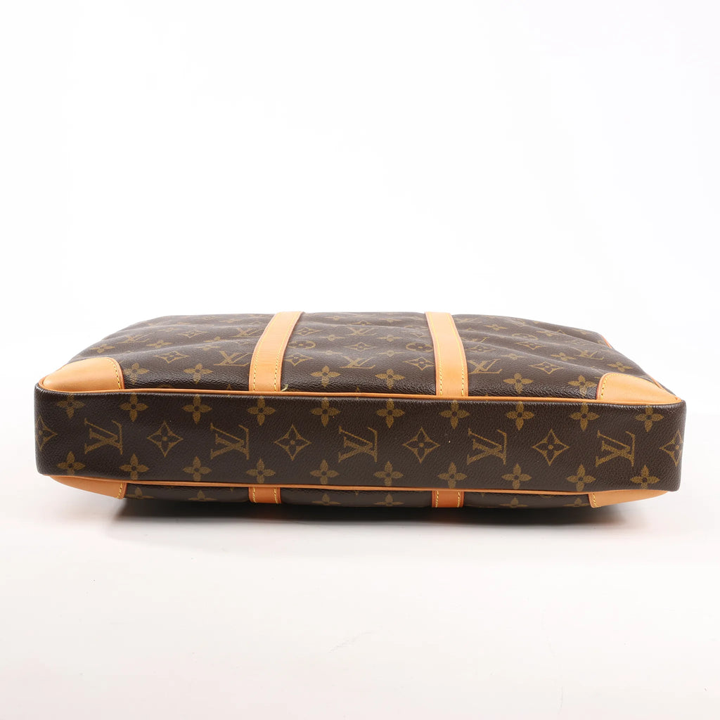 Louis Vuitton Monogram Porte Documents Voyage Handbag in Brown M53361