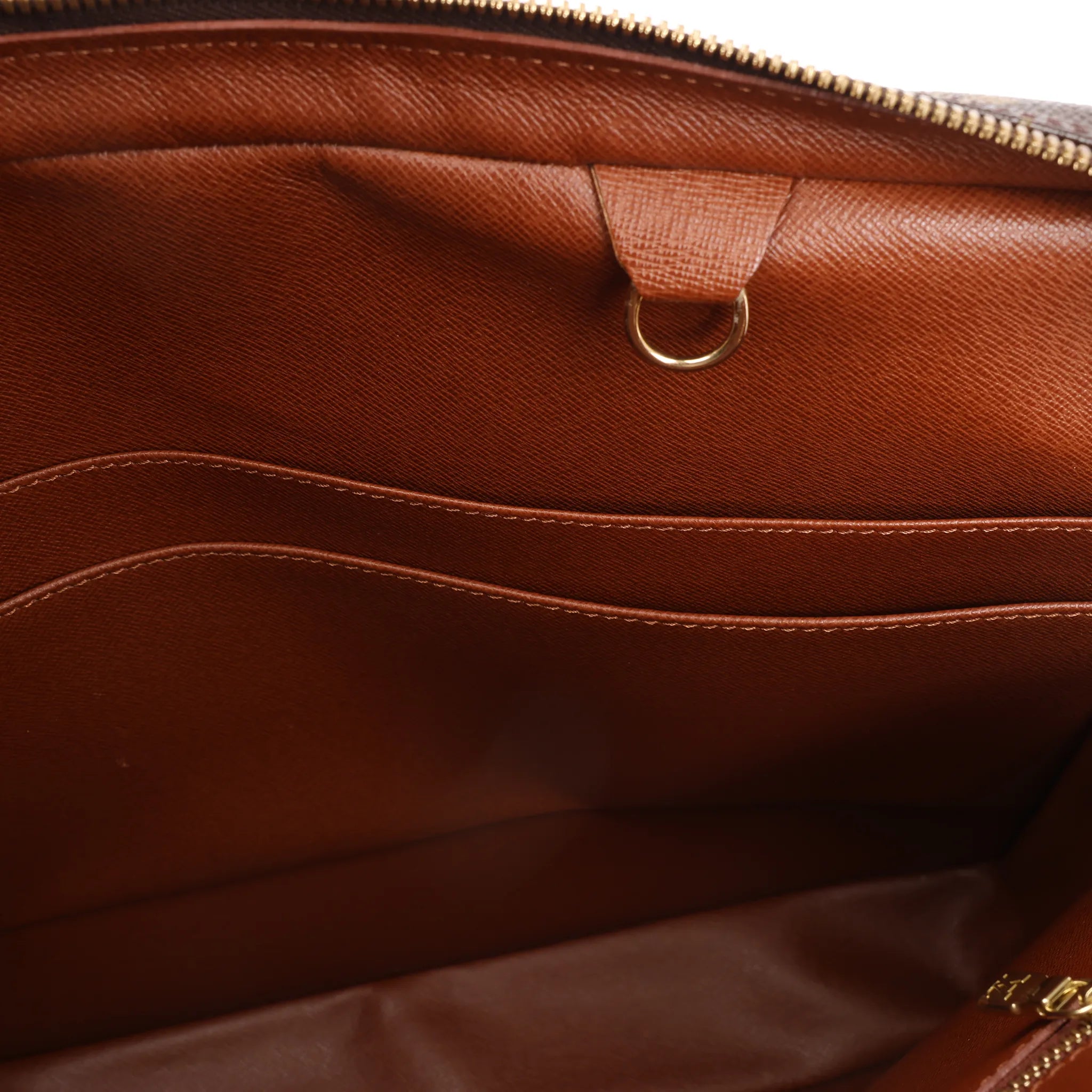 Louis Vuitton Monogram Porte Documents Voyage Handbag in Brown M53361