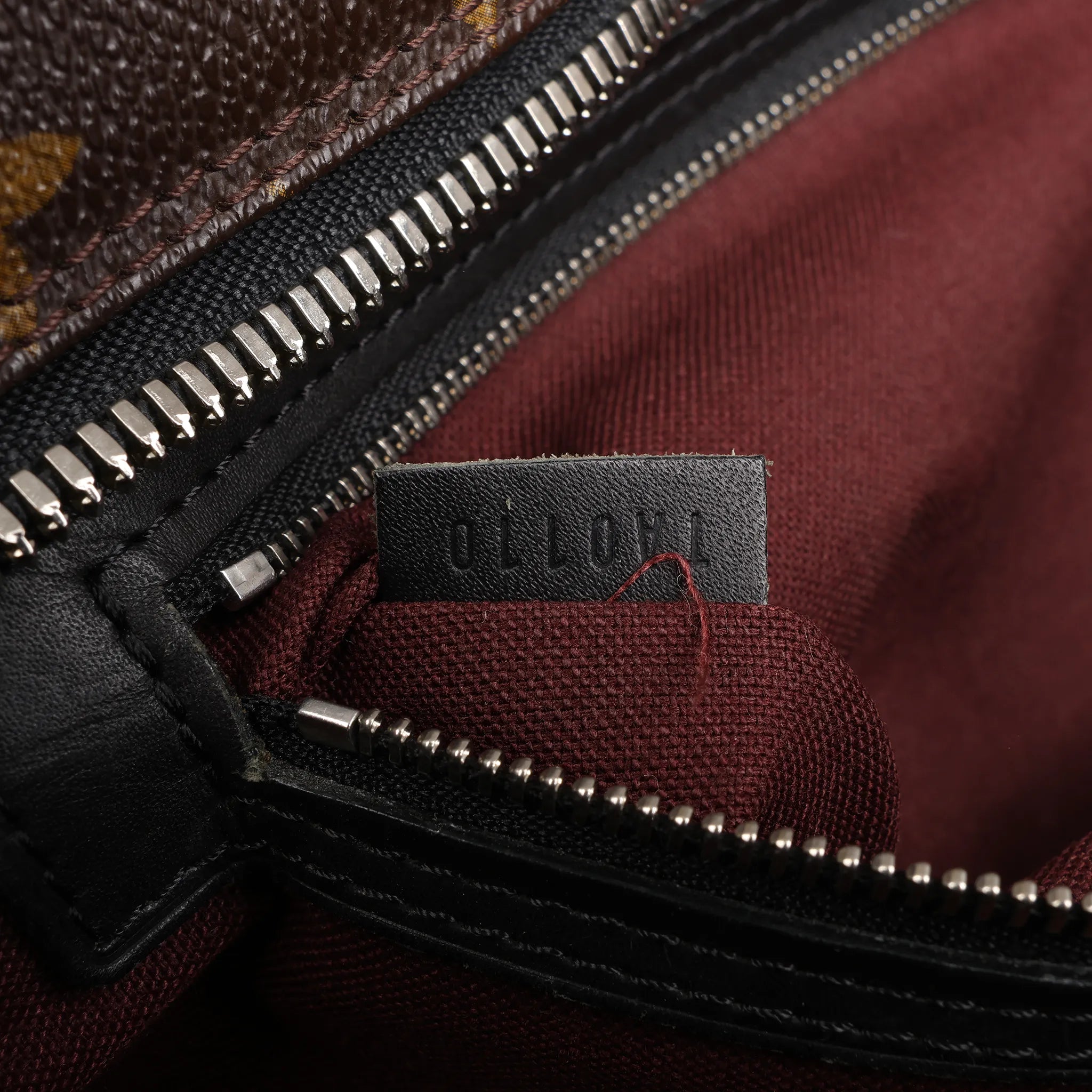 Louis Vuitton Monogram Macassar Porte Document Voyages Handbag in Brown M40224