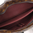 Louis Vuitton Monogram Macassar Porte Document Voyages Handbag in Brown M40224