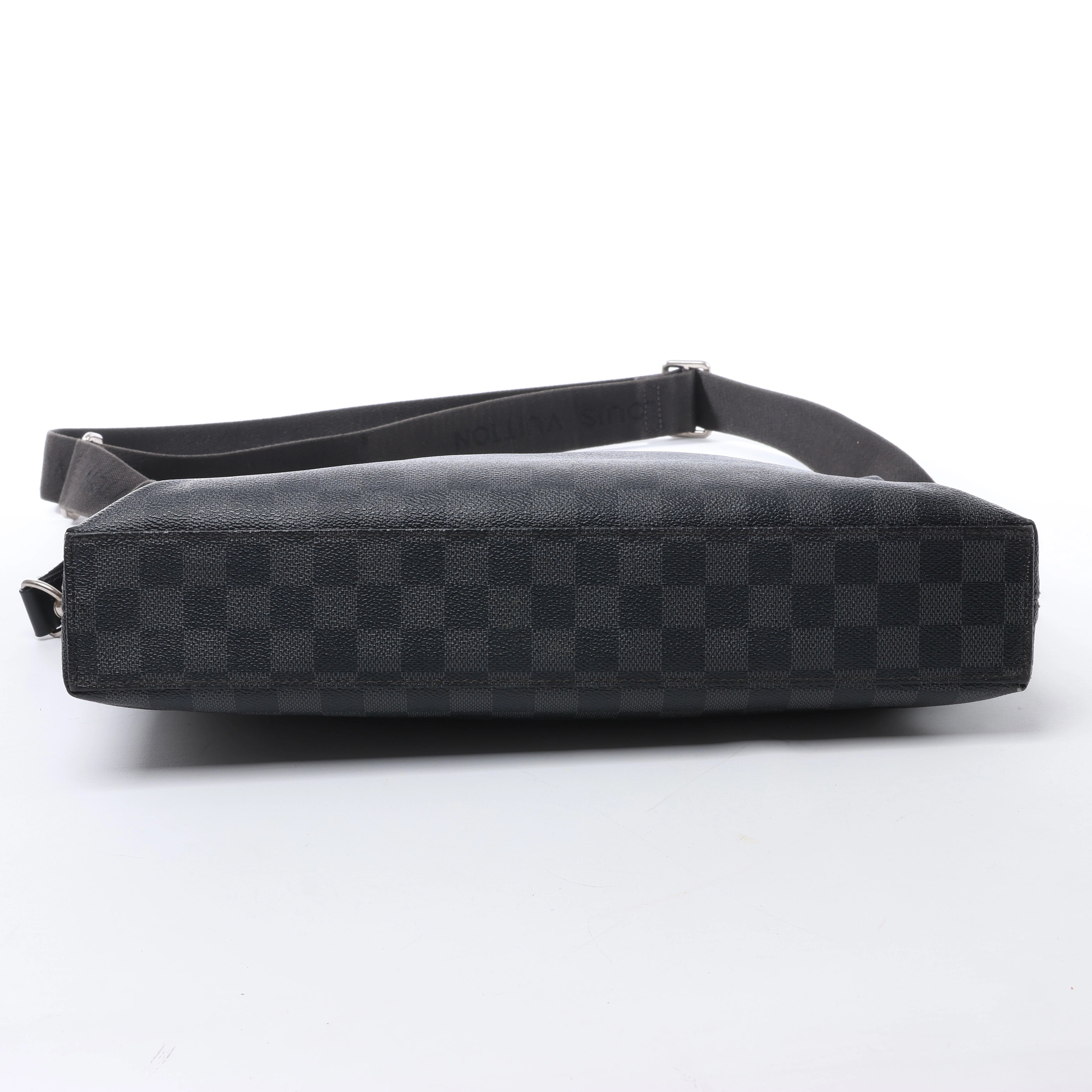 Louis Vuitton Porte Documents Jour Damier Graphite 2Way Handbag in Black N48224